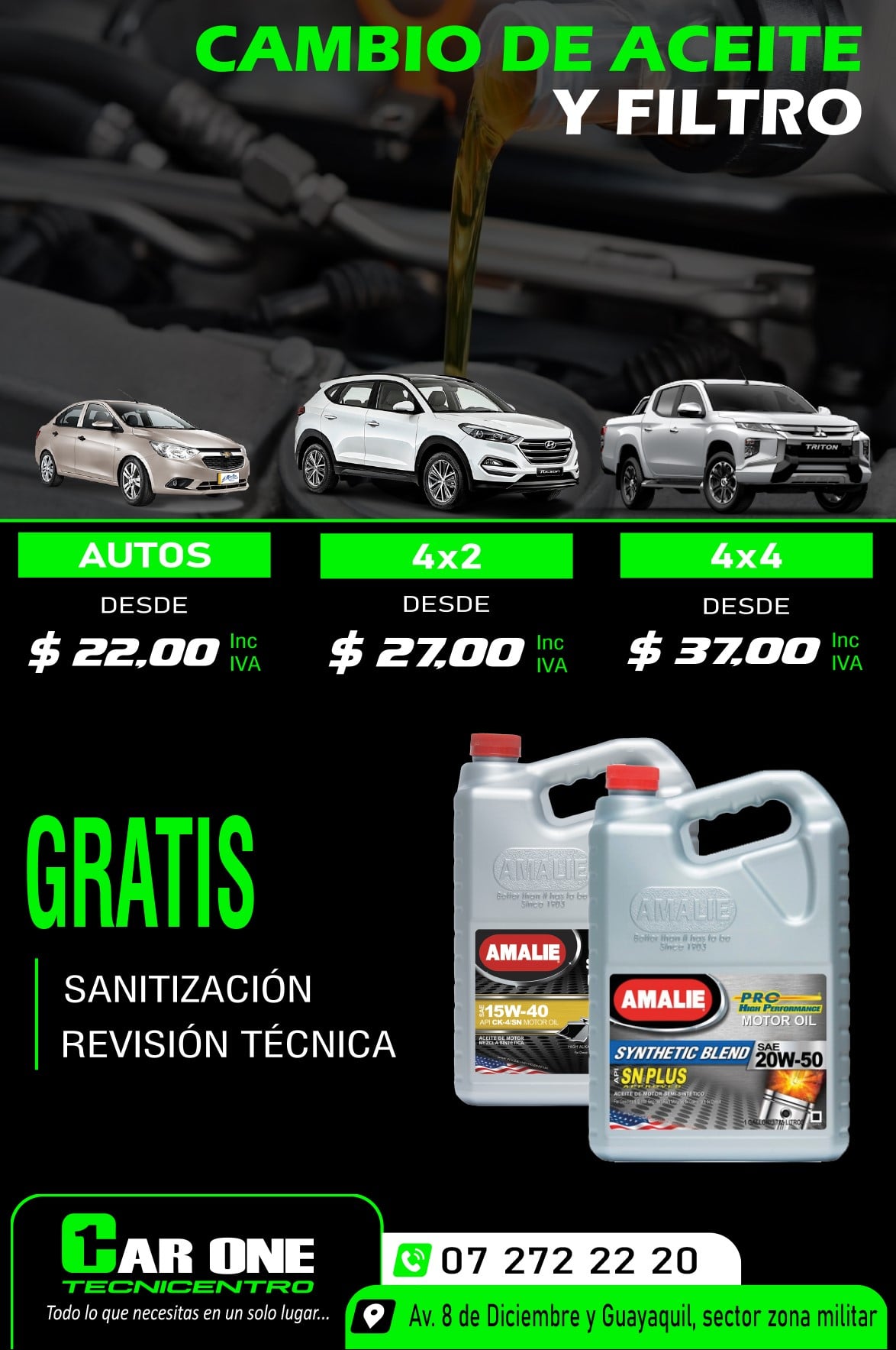 Almacén de repuestos y lubricantes